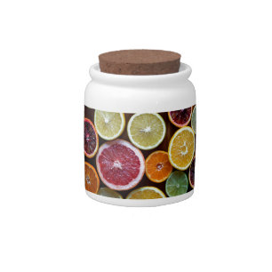 citrus candy jar