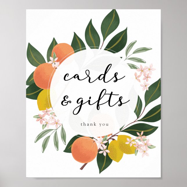 Citrus Cards and Gifts sign (Front)