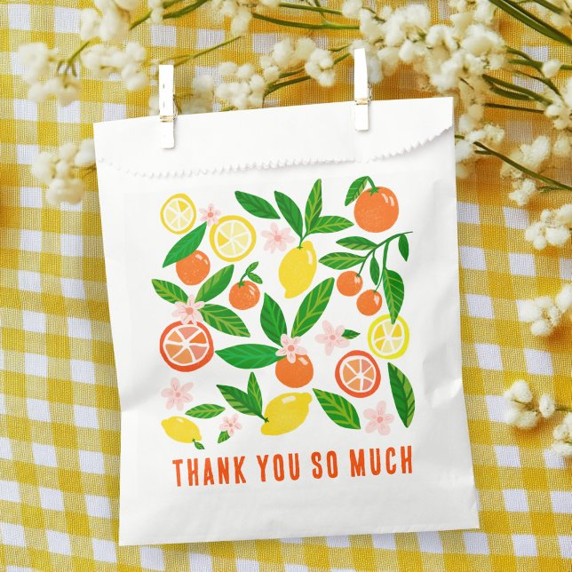 Citrus Celebration Custom BABY SHOWER Thank You Favor Bag (Citrus Celebration Custom BABY SHOWER Thank You Favor Bag
)