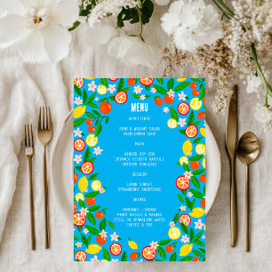 Citrus Celebration CUSTOM Bold Summer LEMON LIME Menu