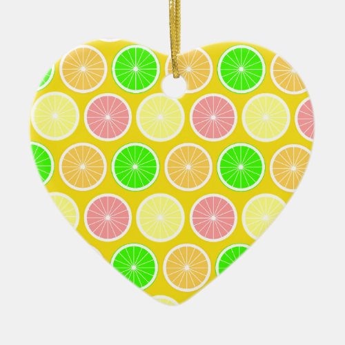 Citrus Ceramic Ornament