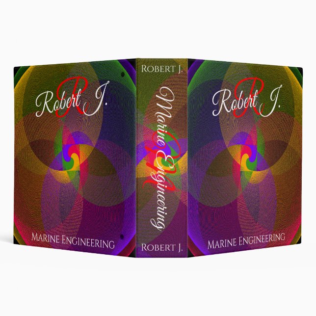 Citrus Color Blend Geometric Binder (Background)