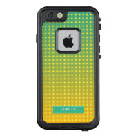 Citrus Color Blend Personalized Name Abstract LifeProof FRĒ iPhone 6/6s Case