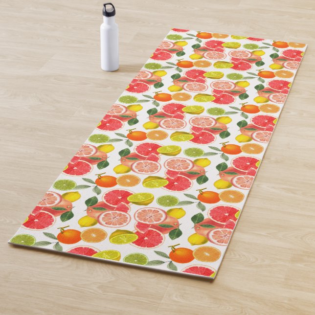 Citrus Colorful  Yoga Mat (In Situ)