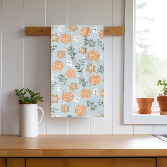 Citrus Cotton Christmas Cookie Southern Charm Kitchen Towel (Creator Uploaded)