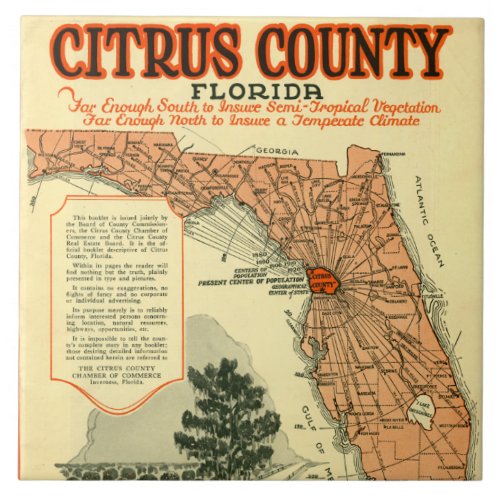 Citrus County Florida Ceramic Tile