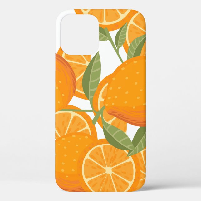 Citrus Delight: Orange Fruit Pattern Case-Mate iPhone Case (Back)
