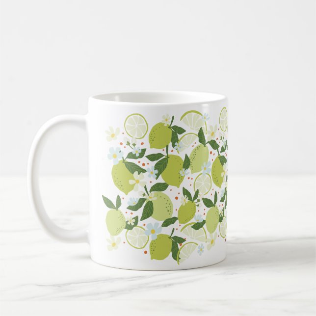 Citrus Design Ceramic Mug (Left)