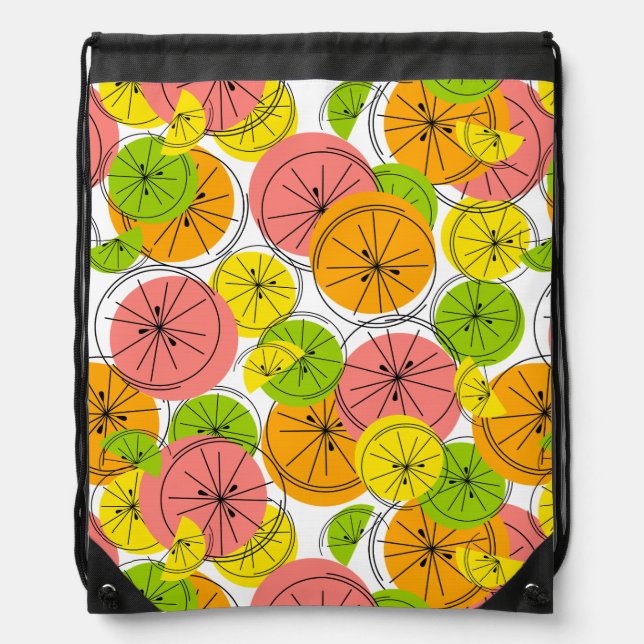 Citrus drawstring backpack (Front)