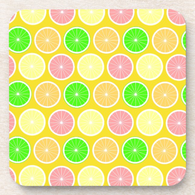 Citrus Drink Coaster (Front)