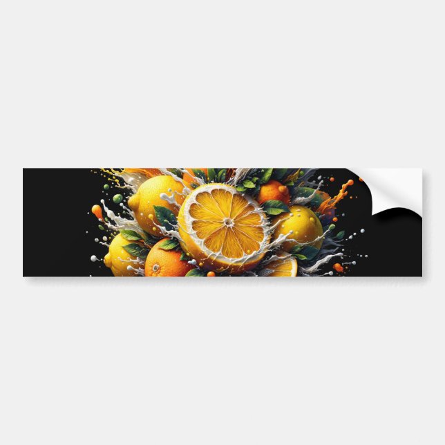 Citrus Explosion Bumper Sticker (Front)