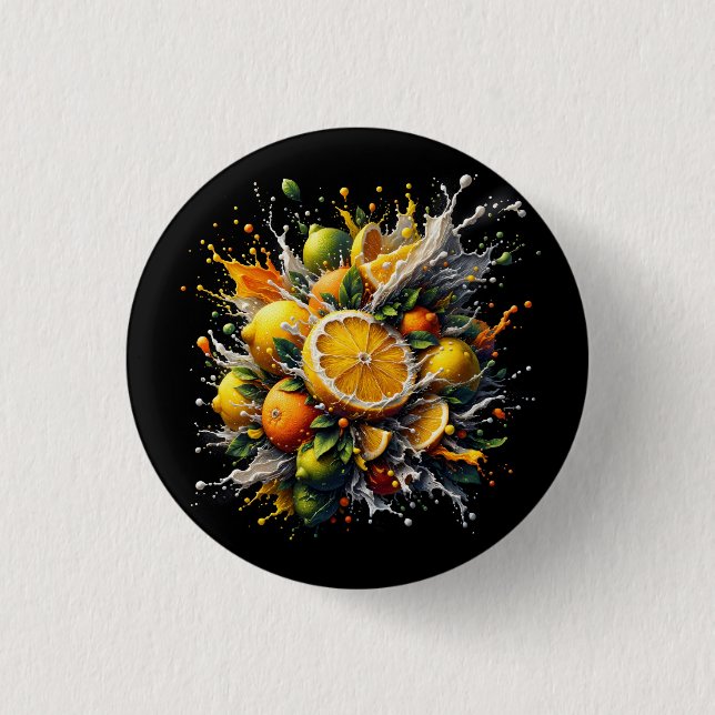 Citrus Explosion Button (Front)