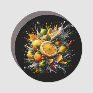 Citrus Explosion Car Magnet