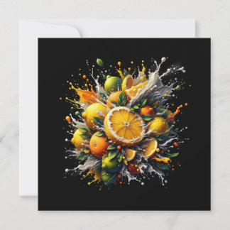 Citrus Explosion Invitation