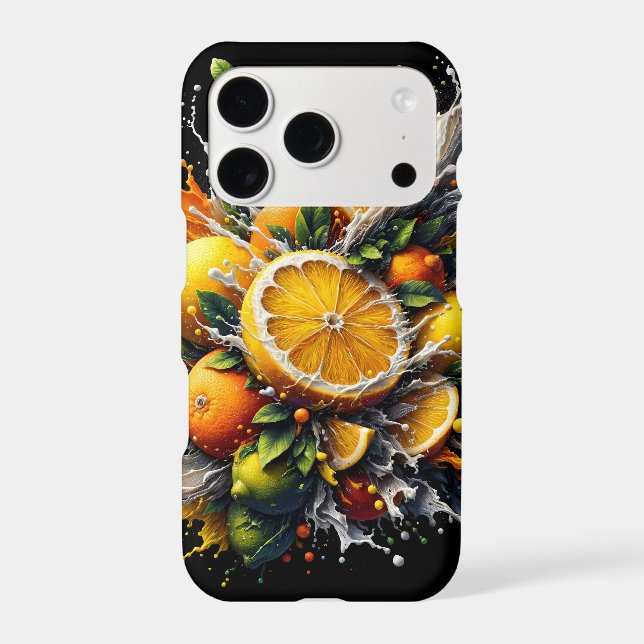 Citrus Explosion Iphone Case (Back)