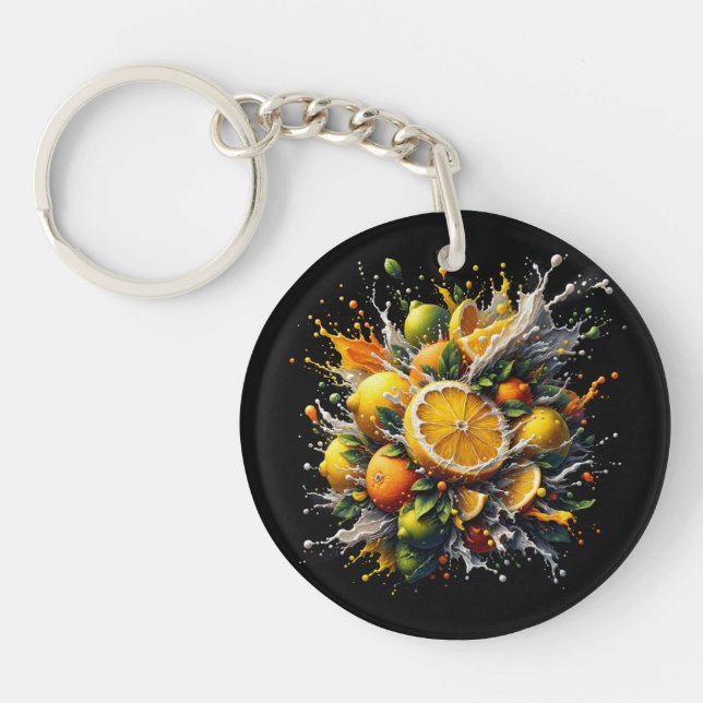 Citrus Explosion Keychain (Front)