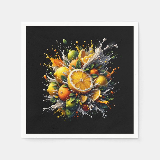 Citrus Explosion Napkins (Front)