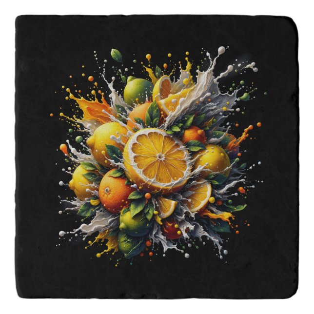 Citrus Explosion Trivet (Front)