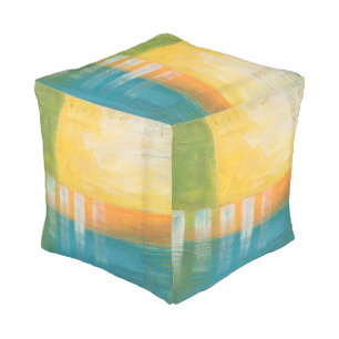 Citrus Fields I Pouf