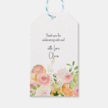 Citrus Floral Bridal Shower Shower favors