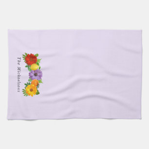 Citrus Floral Garden Kitchen Towel