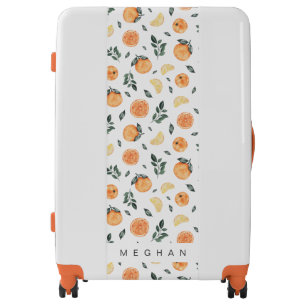 citrus fruit lemon orange Monogram Luggage