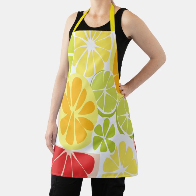 Citrus Fruit Pattern Apron (Insitu)