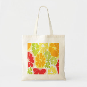 Citrus Fruit Pattern Tote Bag