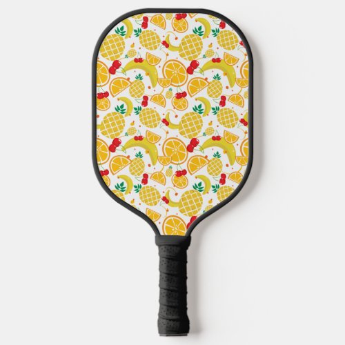 Citrus Fruit Pineapple Oranges Banana Cherry Pickleball Paddle