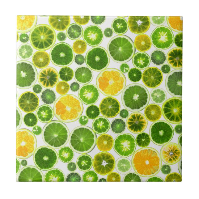 CITRUS FRUIT PLUS 8    CERAMIC TILE (Front)