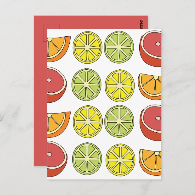 Citrus Fruit  Postcard (Front/Back)
