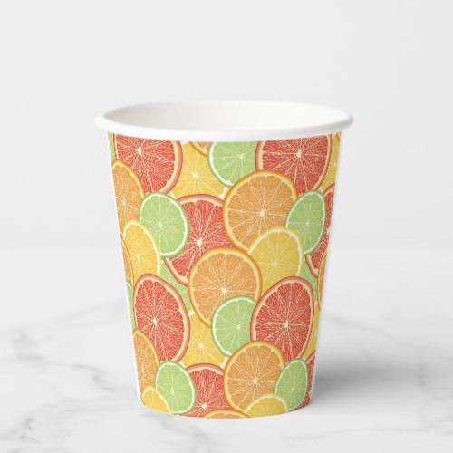 Citrus Fruit Slices Paper Cup