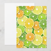 Citrus fruit slices pop art 3 (Front/Back)