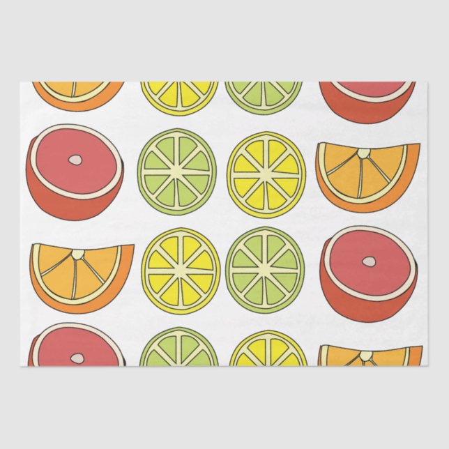Citrus Fruit  Tissue Paper (Front)