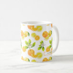 Citrus Fruits Art Oranges And Lemons Patten Coffee Mug at Zazzle