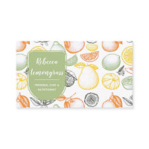 Citrus Fruits Chef Business Card