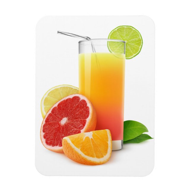 Citrus fruits juice magnet (Vertical)