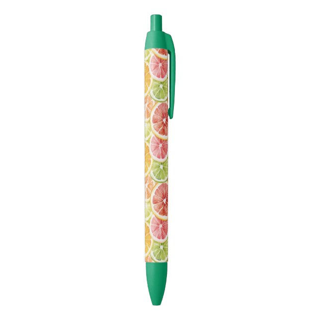 Citrus Fruits Lime Lemon Orange Grapefruit Pen (Bottom (Vertical))