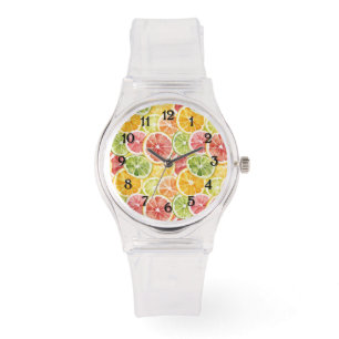 Citrus Fruits Lime Lemon Orange Grapefruit Watch