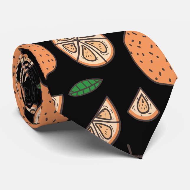 Citrus Fruits       Neck Tie (Rolled)