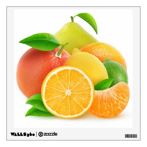Citrus fruits wall decal