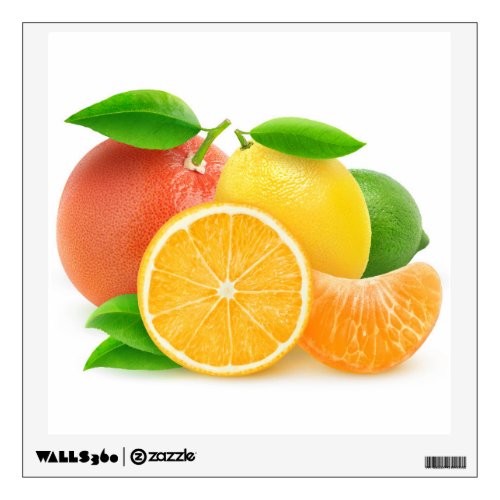 Citrus fruits wall sticker