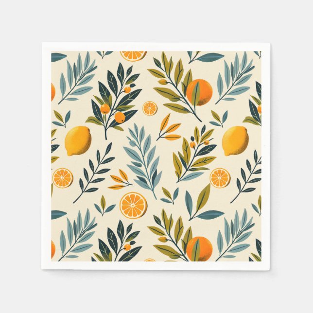 Citrus Garden Napkins (Front)