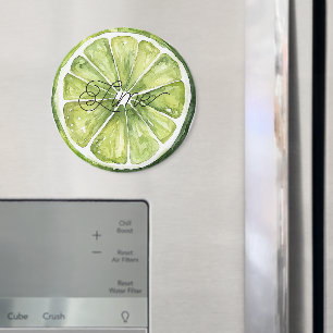 Citrus Green Lime Fruit Magnet