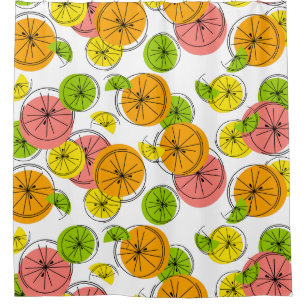 Citrus Group shower curtain