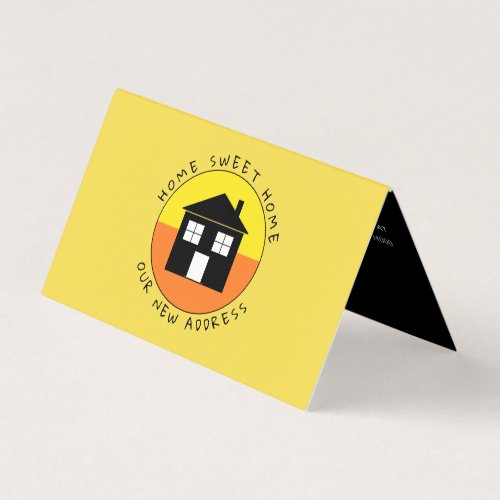 Citrus House Logo Change of Address Card