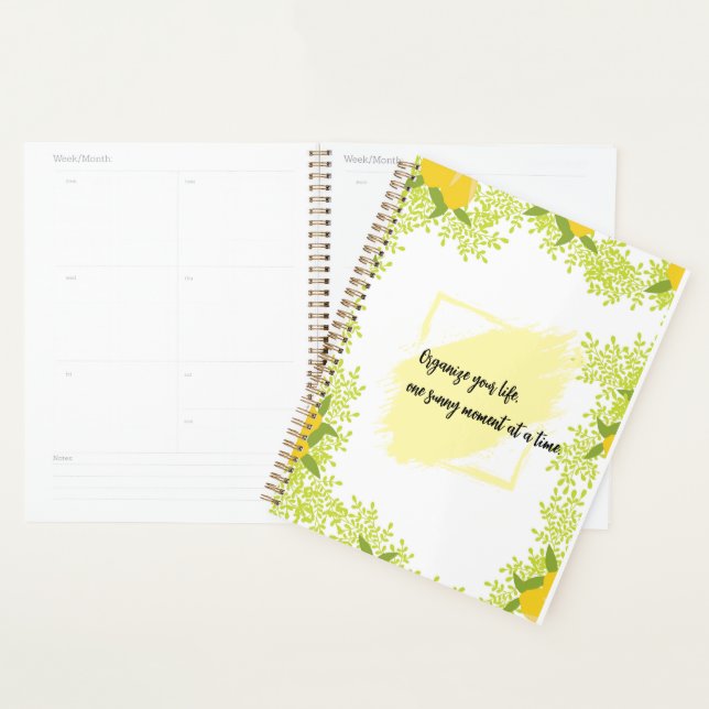 Citrus-Inspired Motivational  Planner (Display)