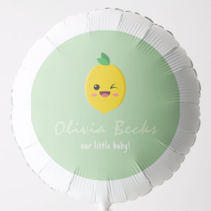 Citrus Lemon Baby Shower Balloon