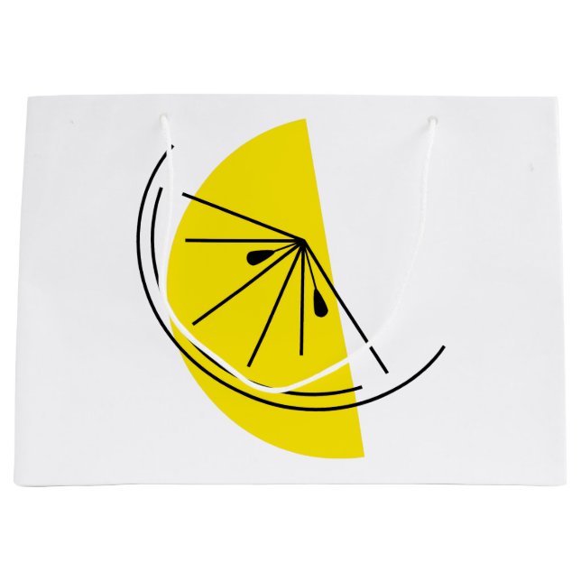 Citrus Lemon gift bag large (Front)