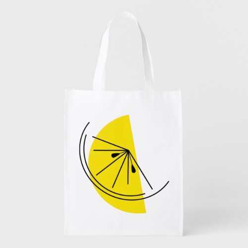 Citrus Lemon Grocery Bag